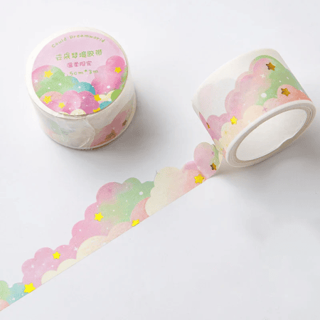 Taśma dekoracyjna | Washi tape „Pastelowe Niebo”