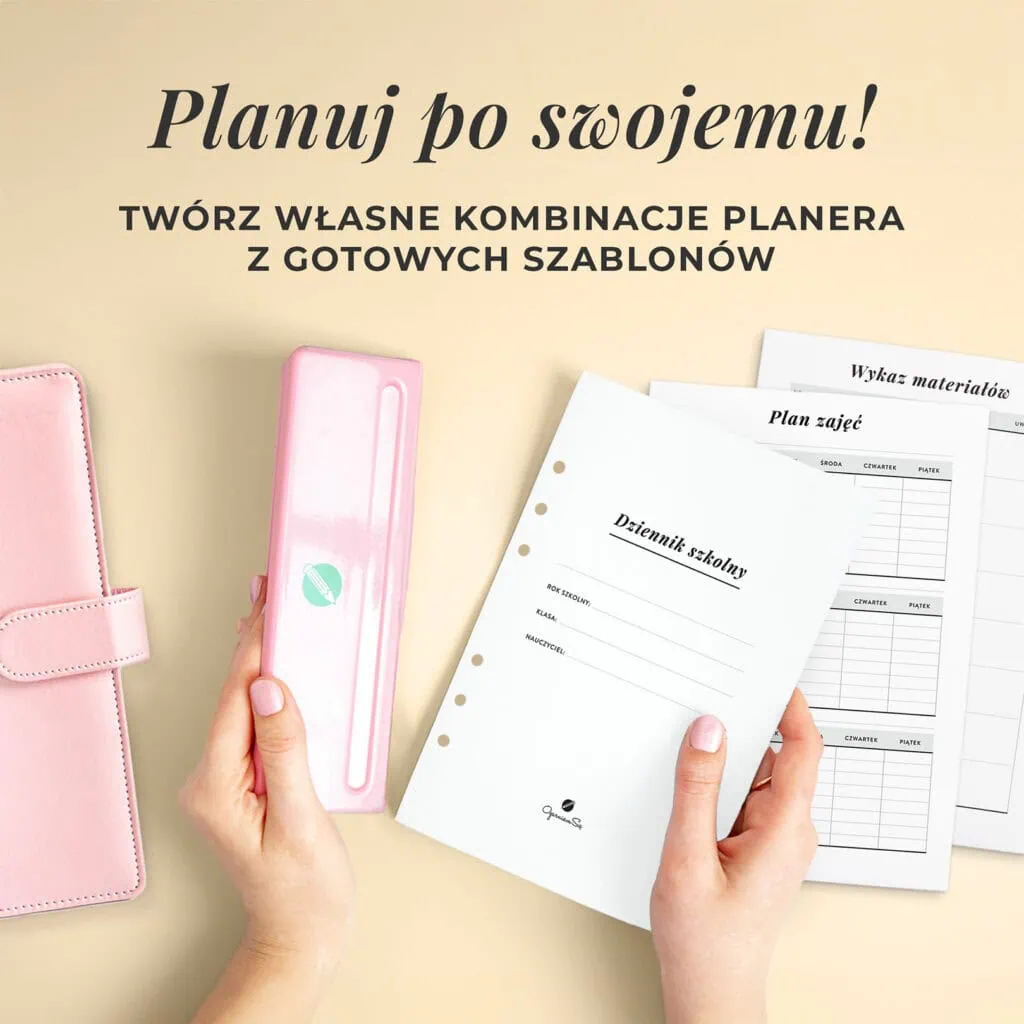 Dziennik szkolny do druku do organizera