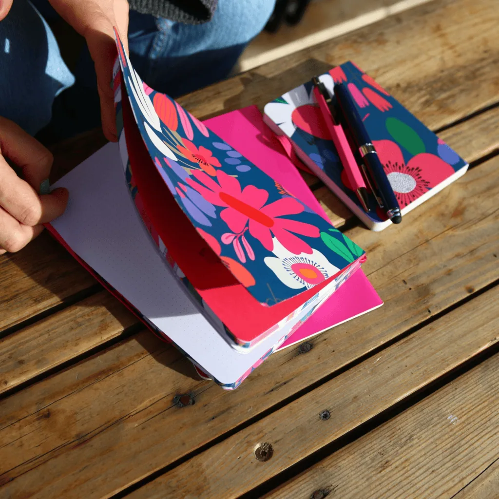 Bullet Journal A5 Premium w kropki | Wariant Skandi Bloom