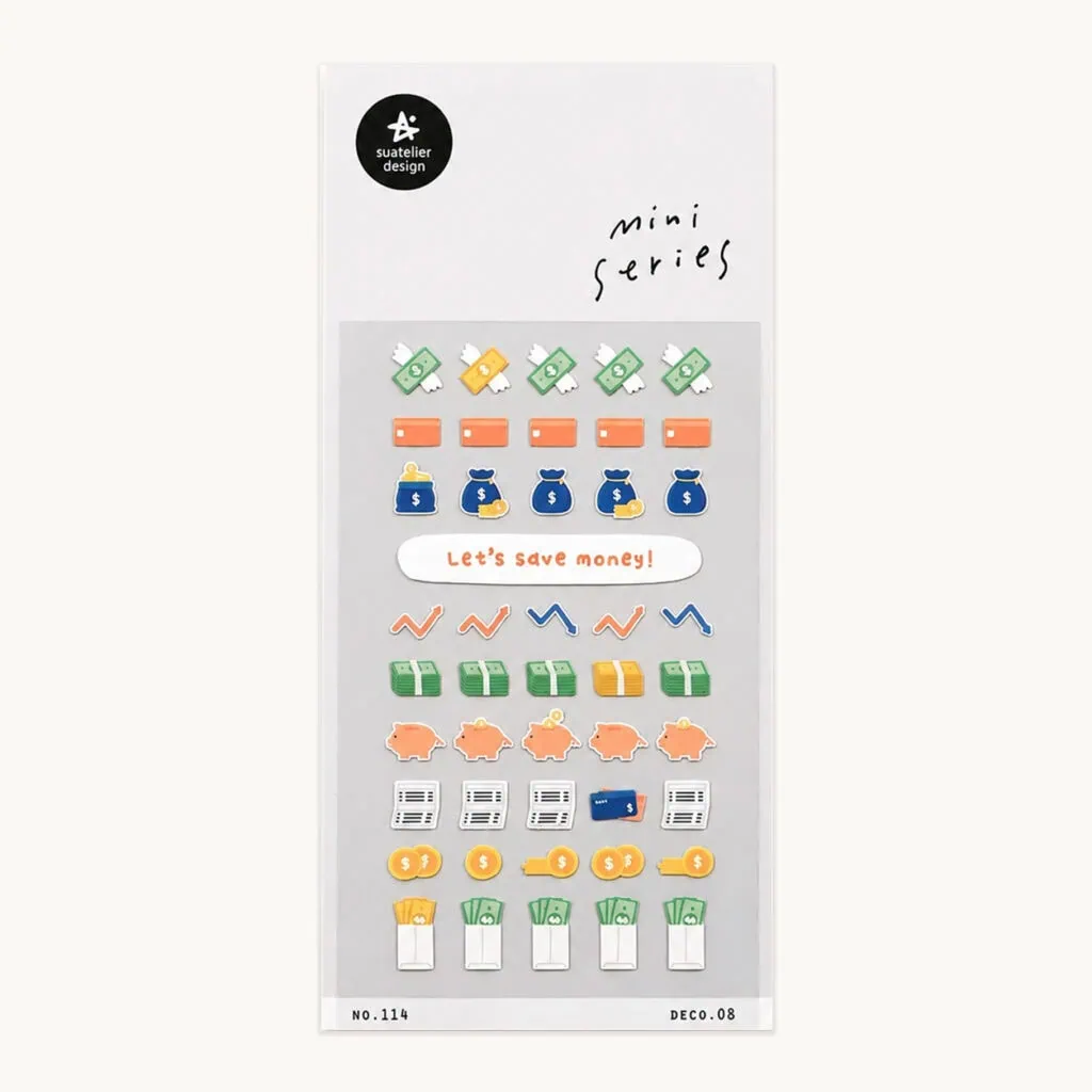 Naklejki do planera i bullet journal “Mini budżet”