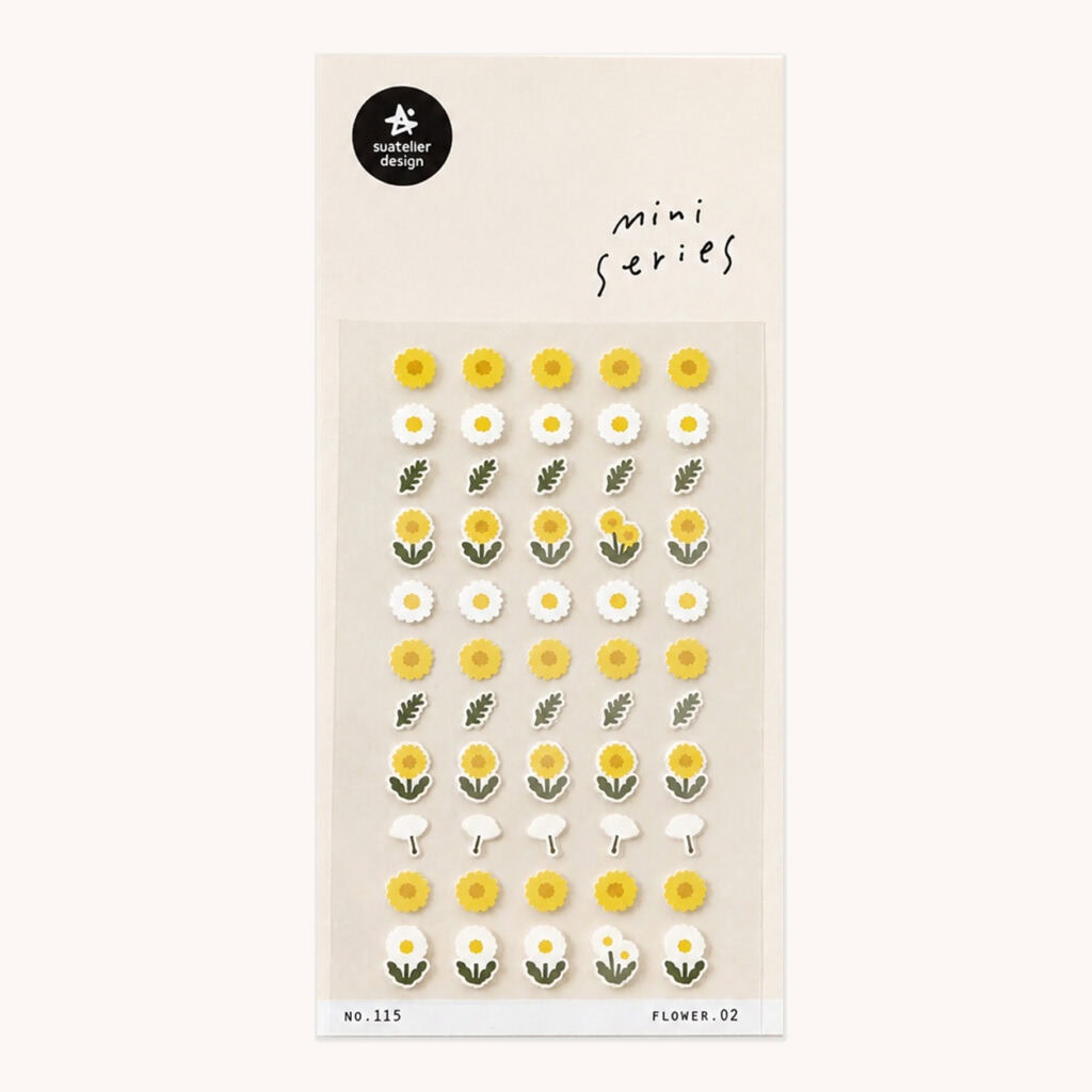 Naklejki do planera i bullet journal “Mini mlecze”