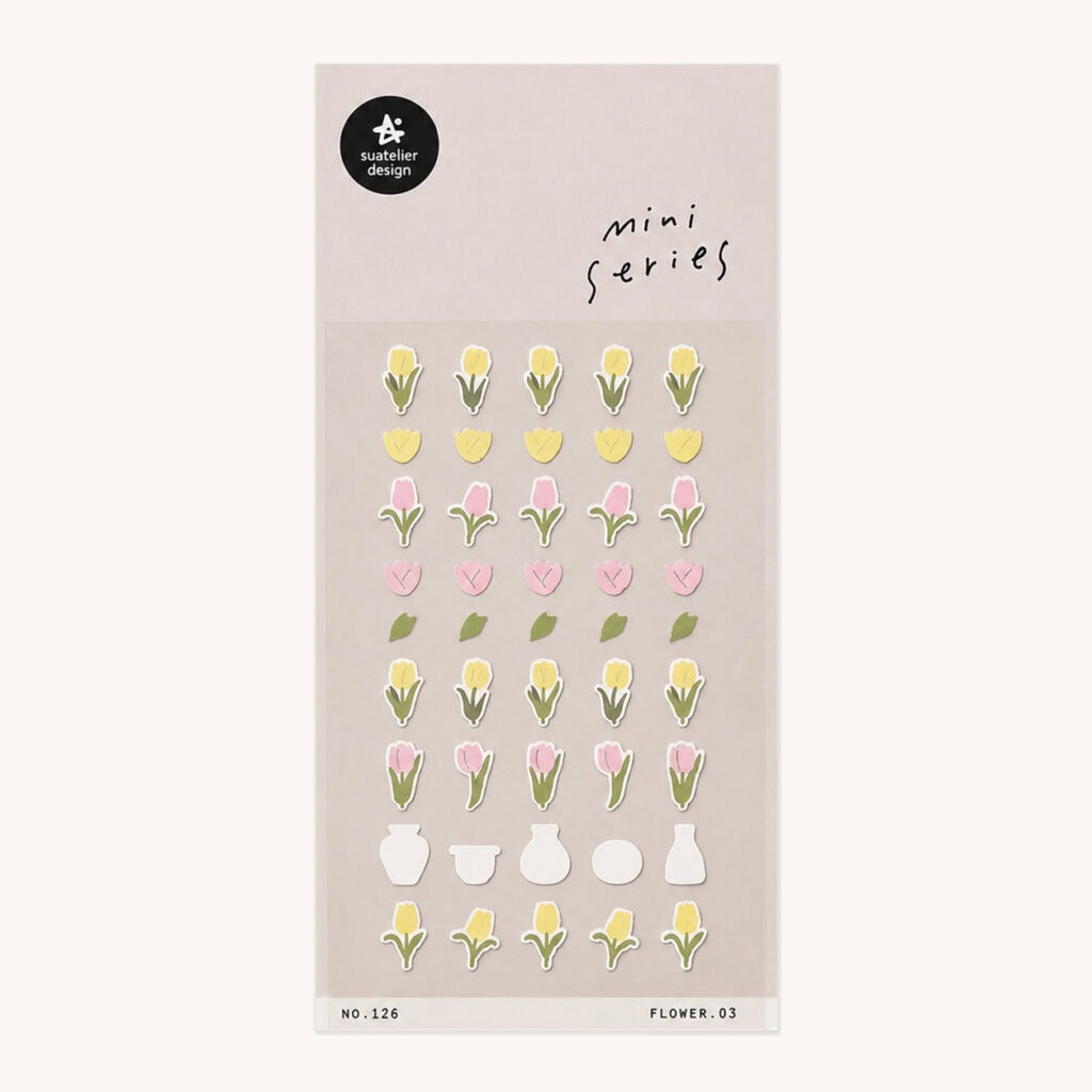 Naklejki do planera i bullet journal “Mini tulipany”