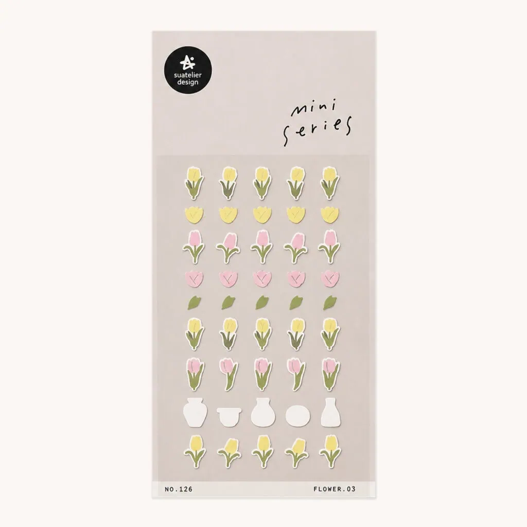 Naklejki do planera i bullet journal “Mini tulipany”