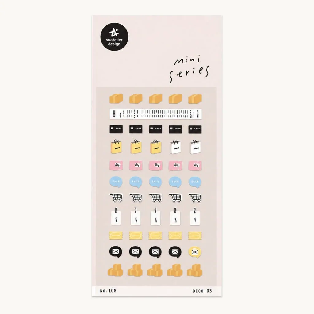 Naklejki do planera i bullet journal “Zakupy online”