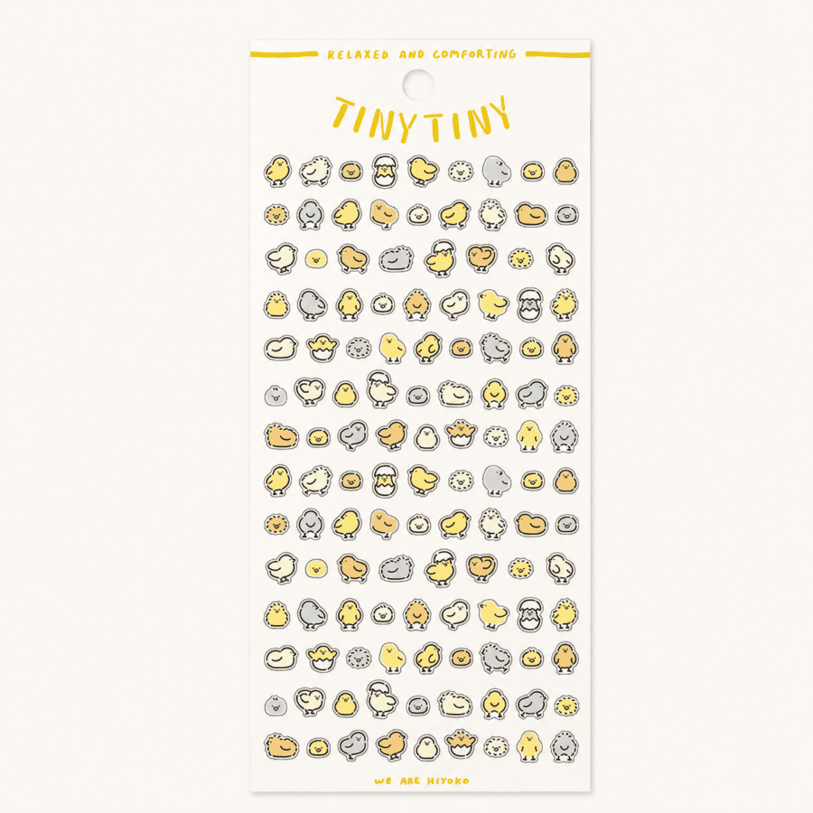 Naklejki do planera “Tiny Tiny – Kurczęta” | Naklejki do bullet journal