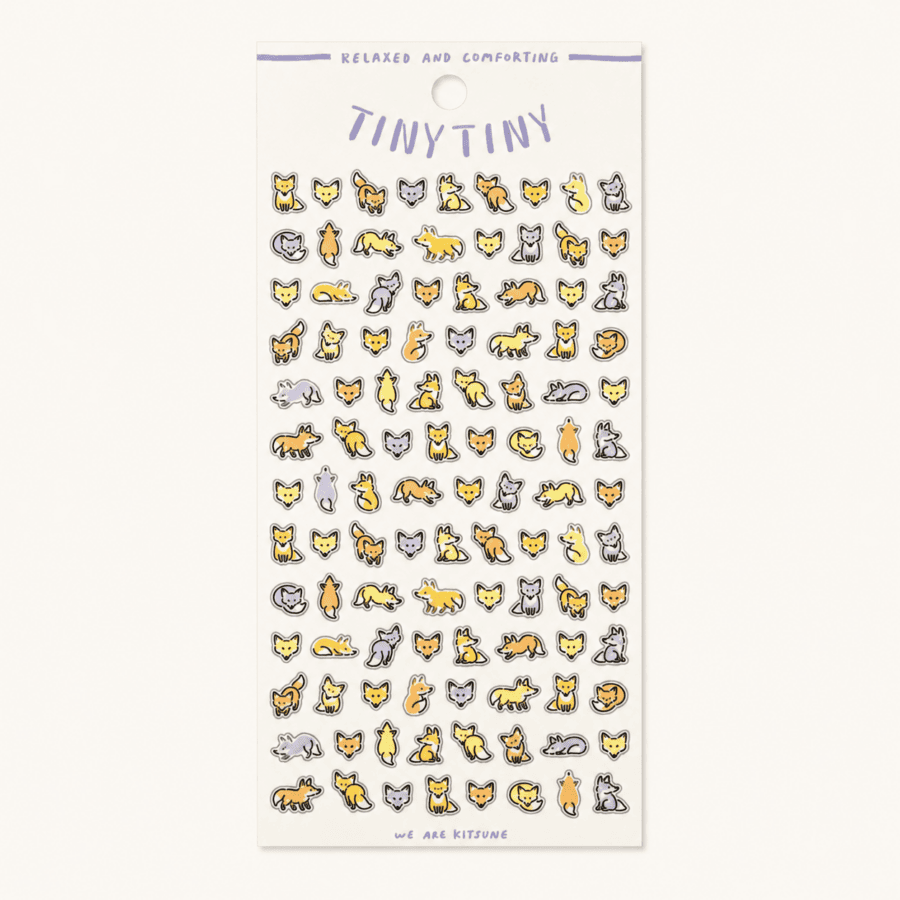 Naklejki do planera “Tiny Tiny – Liski” | Naklejki do bullet journal