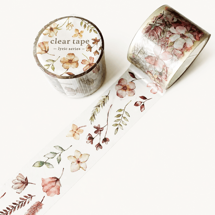 Taśma dekoracyjna | Washi tape “Suszone kwiaty"