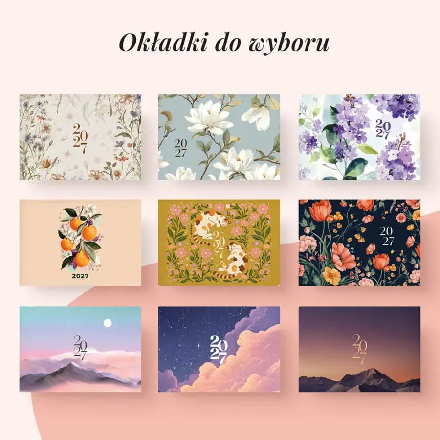 Cyfrowy planner 2027 na iPada - okładki