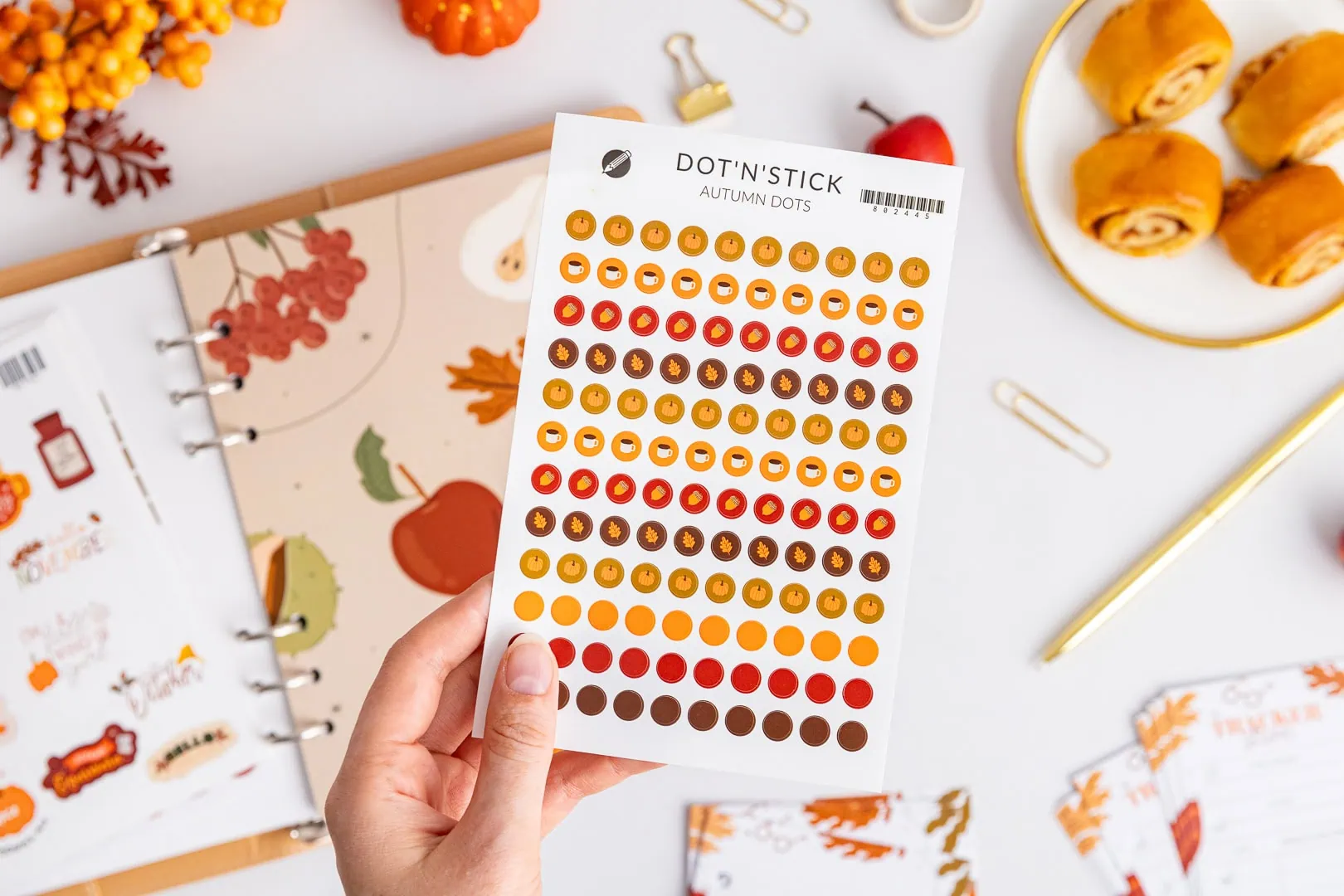 Naklejki Autum Dots do organizera
