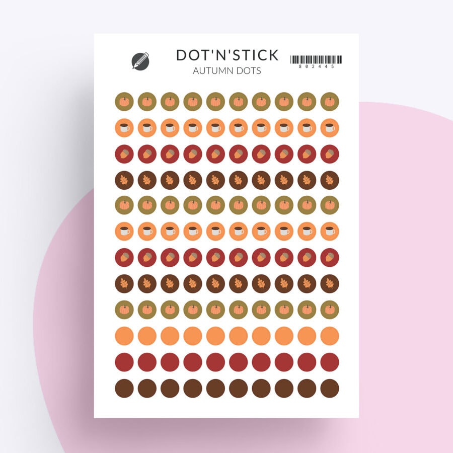 Naklejki Autumn Dots