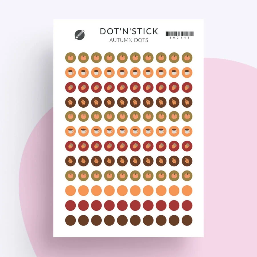 Naklejki Autumn Dots