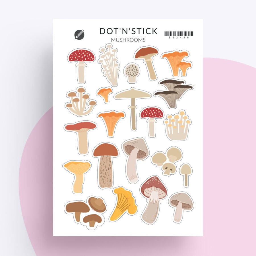 Naklejki Mushrooms