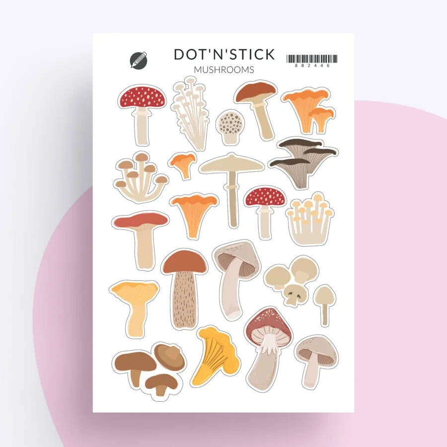 Naklejki Mushrooms