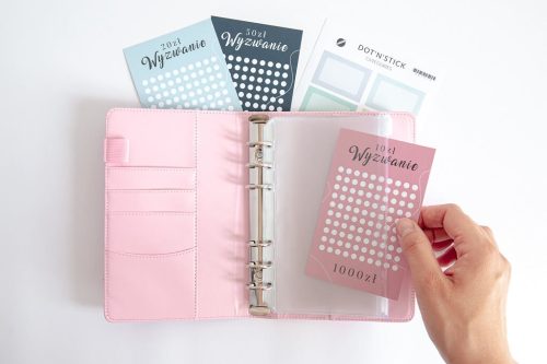 notes na pieniądze, planer na pieniądze